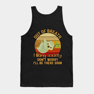 Out Of Breath Hiking Society Tank Top